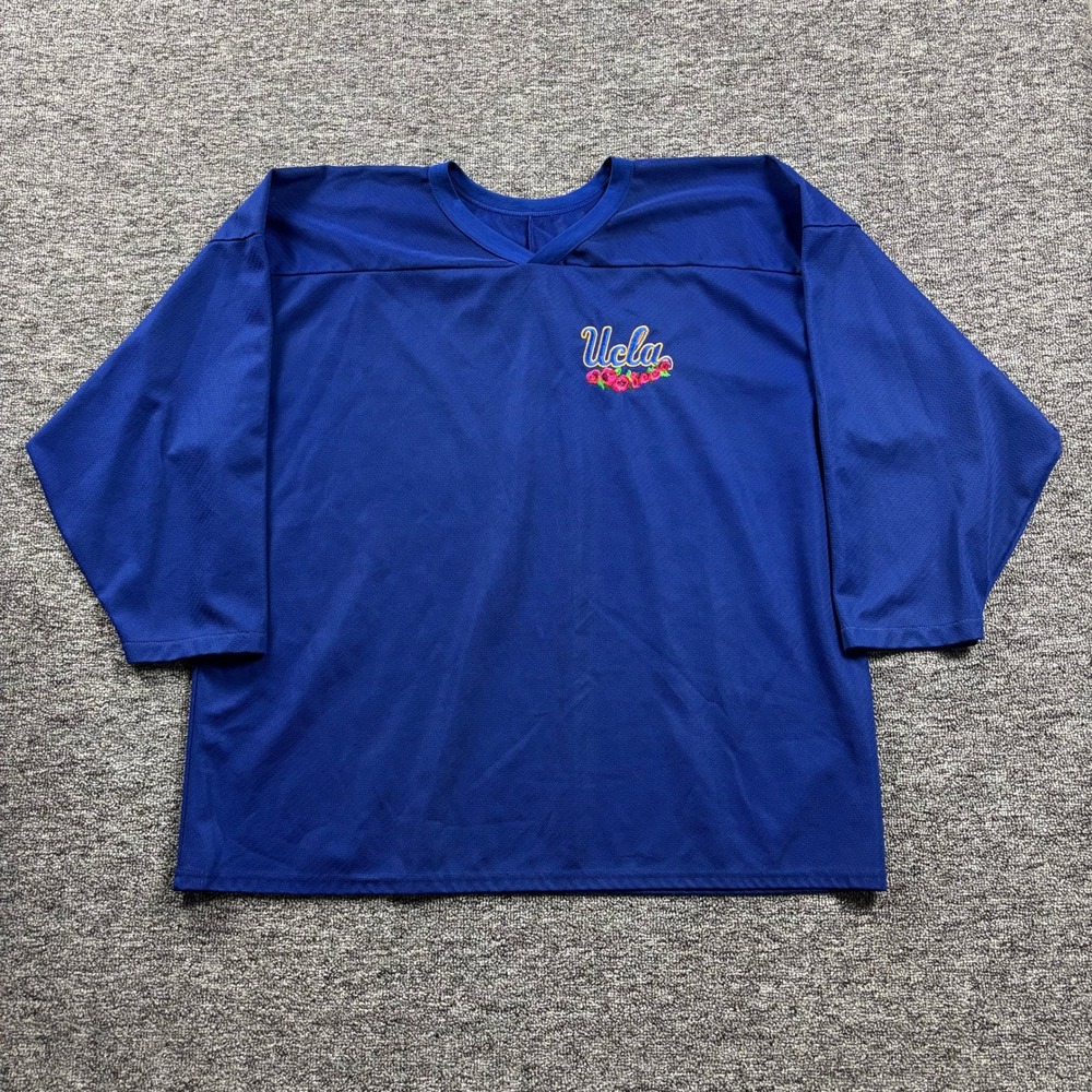 Vintage 1990s CCM Collegiate UCLA Football Hockey Jersey Blue XL